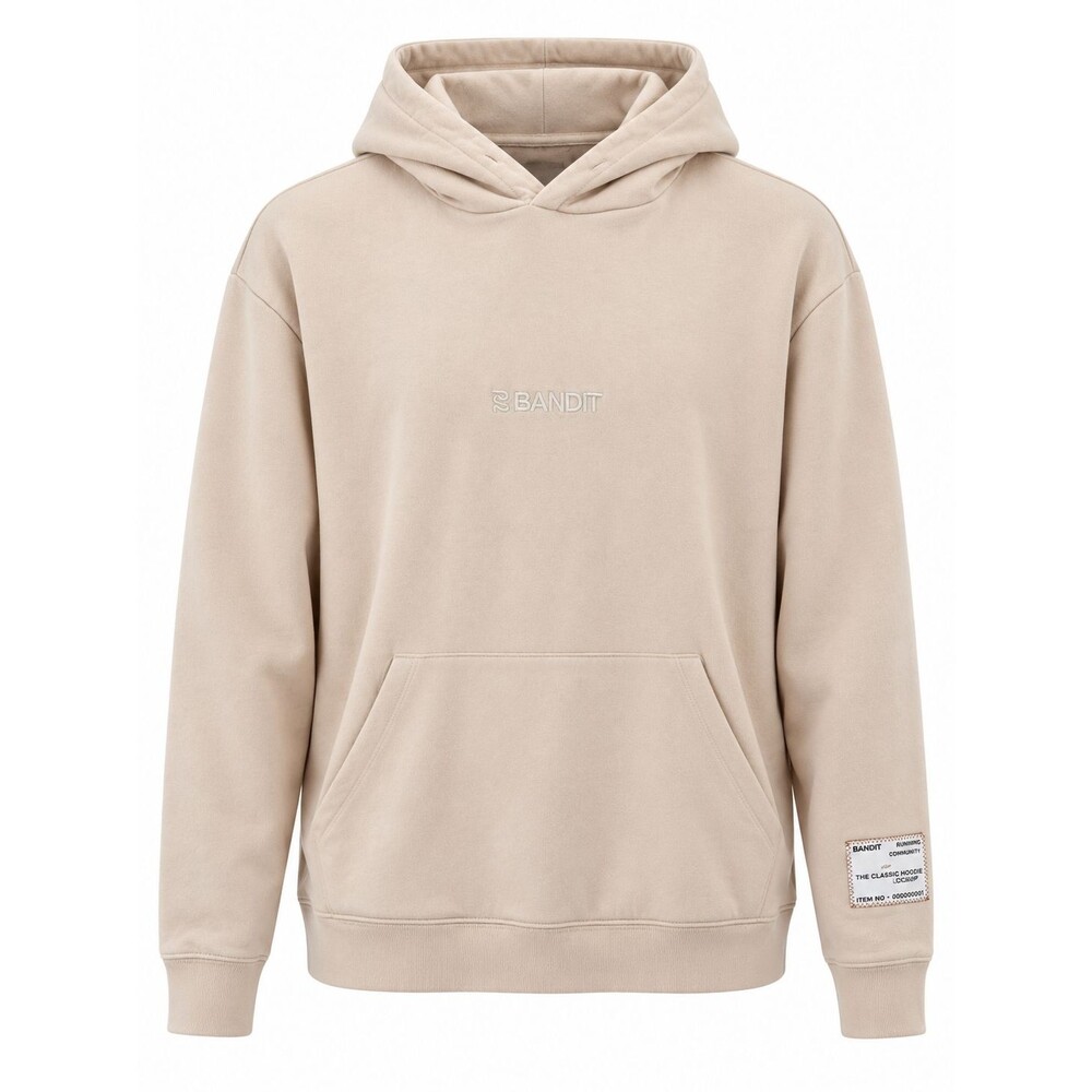 Bandit Running Drop 1 Classic Hoodie Lockup Sz M Supreme Quality Cream RARE HTF